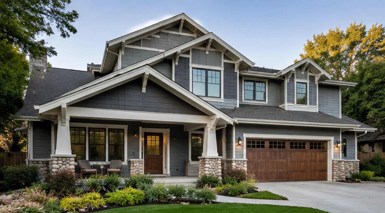 Craftsman home in Hastings, Minnesota at golden hour — home inspection